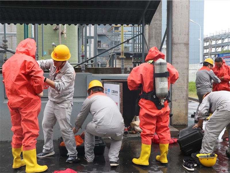 匯富硅材料開展第二季度安全演習(xí)